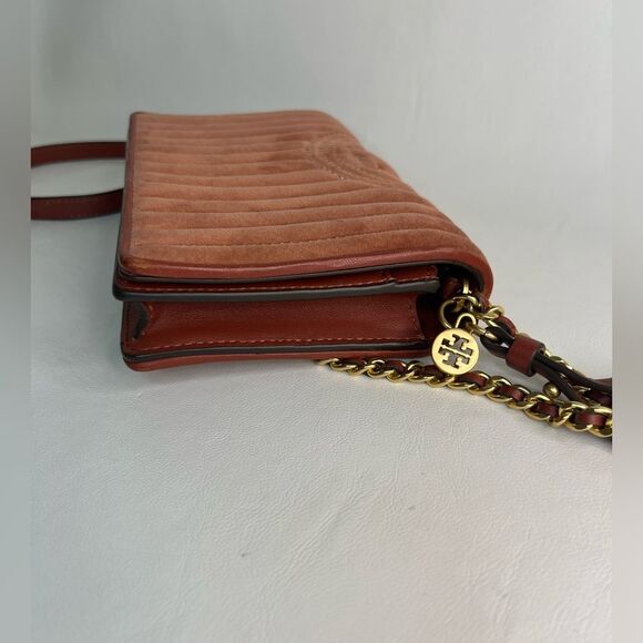 Authentic Tory Burch Velvet Fleming Crossbody - Picture 8 of 13